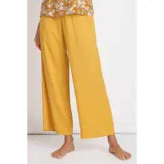 OPTIONS INTIMATE - Pantalon Capri Pijama Dama Marca Color Mostaza  Referencia 1336032