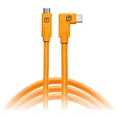 GENERICO - Cable TetherPro USB-C a USB-C de ángulo recto Naranja