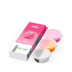 TOY LOGIC - Masa Moldeable Hey Clay Cerdito x 5 Colores