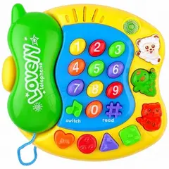 DAYOSHOP - Teléfono Celular Juguete Musical Animales Bebe Niño bateria