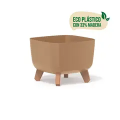 TUMATERA - Matera Gracia Square Eco Wood 29 Cm Café Claro