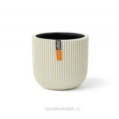 TUMATERA - Matera Conic Round Groove 17 Cm Beige
