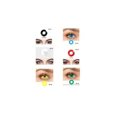 GENERICO - Lentes de contacto Halloween porta lentes MY05