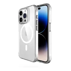 SPACE - Estuche Compatible iPhone 15 Pro Max Magsafe Transparente