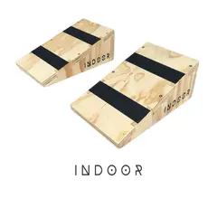 INDOOR - Cuñas De Entrenamiento Con Inclinación Madera
