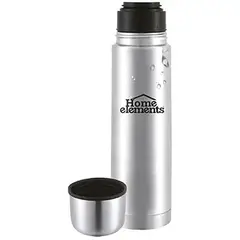 HOME ELEMENTS - Termo En Acero Inoxidable 500 ML Con Funda