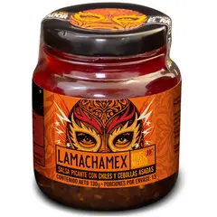 GENERICO - Salsa macha LaMacha Mex cebollas asadas-Picante medio