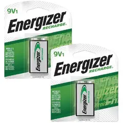 ENERGIZER - Pilas Recargables 9V x2 (2pilas en total)