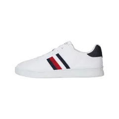 TOMMY HILFIGER - Tenis Blancos Con Raya Distintiva Para Hombre