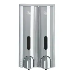 ACCESORIOS Y ACABADOS - Dispensador de Jabón Vertical Doble AyA ABS Cromado