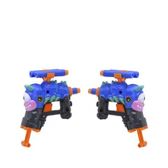 TOY LOGIC - Set 2 Lanzadores 6 Dardos Espuma