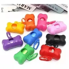 GENERICO - Dispensador De Bolsas Para Mascotas + 30 Bolsas (2 Rollos)