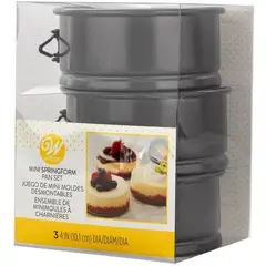 WILTON - MOLDE MINI DESMOLDABLE x 3
