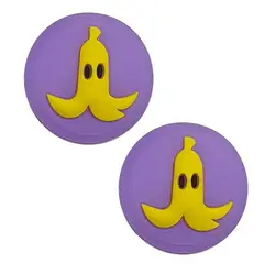 GENERICO - Protectores de Joystick para Nintendo Switch - Ultra Ligero Morado Banana