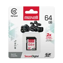 MAXELL - MEMORIA SD 64GB CLASS 10 SDXC