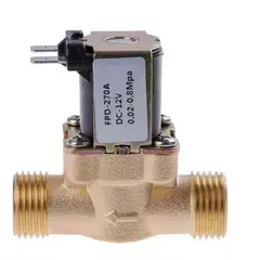 GENERICO - Valvula Solenoide Electrica Electrovalvula 12 12v Nc Cerrada