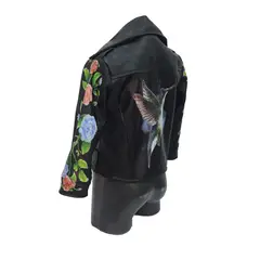 SACATE - Chaqueta para niña en cuero tex - Tipo colombiana