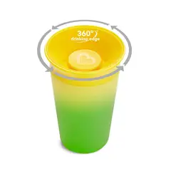 MUNCHKIN - Vaso Miracle Color Reveal Amarillo - MINCHKIN