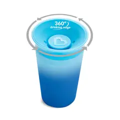 MUNCHKIN - Vaso Miracle Color Reveal Azul - MINCHKIN