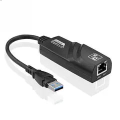 GENERICO - Tarjeta Convertidor / Adaptador de USB 3.0 a RJ45 Red LAN Gigabit