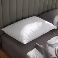 DISTRIHOGAR - Almohada Essencial Soporte Suave Poliéster 50 x 70 cm