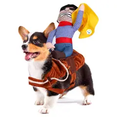 COMPRALOENCASA COM - Disfraz De Vaquero Jinete Para Perro Gato Halloween TV50