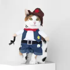 COMPRALOENCASA COM - Disfraz De Vaquero Mascotas Perro Gato Halloween TV52