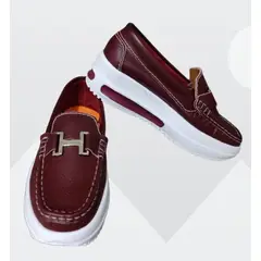 GENERICO - PRECIOSOS MOCASINES EN CUERO VINOTINTO EN CUERO GARANTIZADO
