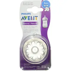 PHILIPS - Chupo natura avent scf043/27 tetina biberón, 3m+ flujo medio