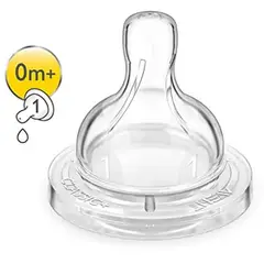 PHILIPS AVENT - Chupos tetinas teteros avent recien nacid classic anti-colico 0m+ x2