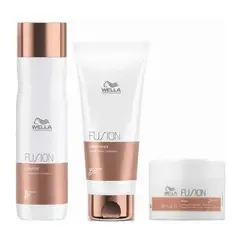WELLA - Shampoo Acondicionador Mascarilla fusion