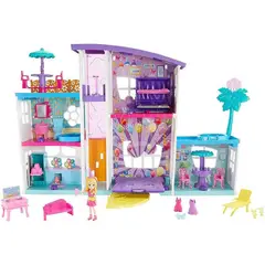 MATTEL - Mega casa polly pocket de sorpresas gfr12-multicolor