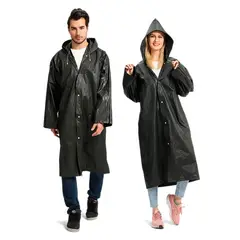 GENERICO - Carpa Capa Adulto Impermeable Lluvia Eva Botones Color