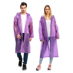 GENERICO - Carpa Capa Adulto Impermeable Lluvia Eva Botones Color