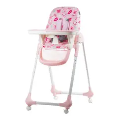 EBABY - Silla de comer ROMI EB629 - ROSA CLARO