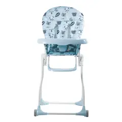 EBABY - Silla comedor ZAZI - EB607 Celeste