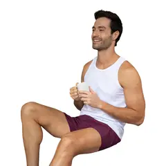 LEO - Paquete x2 camisillas en algodón silueta semiajustada para hombre