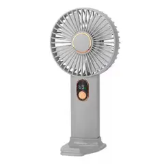 GENERICO - Ventilador Pequeño Recargable Portátil Potente Con Base