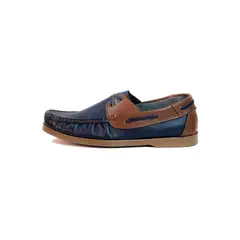 MANIQUEO - Zapatos Hombre Azul Miel Apache