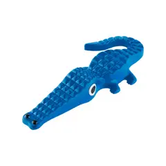 ENERGY PLUS - Juguete Goma para Perros Cocodrilo alivia Ansiedad Azul