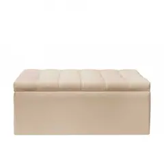 BANZAY - Baul Auxiliar Organizador Sintetico 90x40x40 - Beige