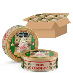 GENERICO - Galletas Navideñas Greco Merry Christmas 230 gr Caja X 24 U.