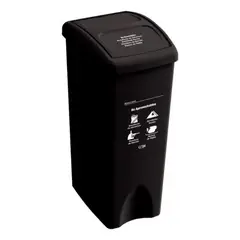 ESTRA - Caneca Vaiven Plana 53 Lt Negra Marcada