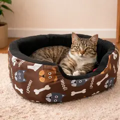 GENERICO - Cama 2 Para Perro O Gato Resistente 40x50x17cm Macho Aleatorio