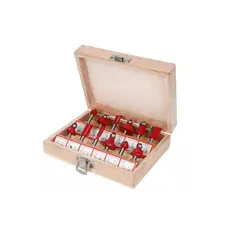 AMERICO SHOP - Juego de Fresas para Ruteadora o Rebordeadora de Carpinteria X 12 Und