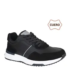 24 WALKS - Zap.c/cordon de Hombre marca en Color NEGRO / ZAP.863