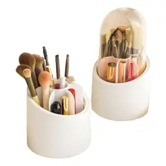 GENERICO - Organizador De Brochas De Maquillaje Base Giratoria 360º