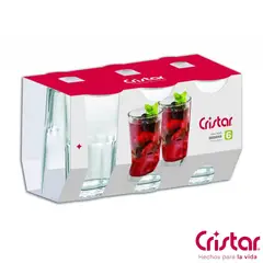 CRISTAR - Set X6 Unidades de Vasos Nova Bebidas 0259CL6