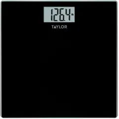TAYLOR - Báscula de vidrio negra -