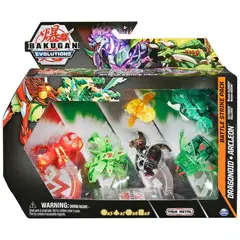 BAKUGAN - Evolucion dragonoid y sluggler batalla paquete de ataque